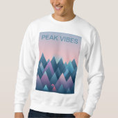 Peak Vibes: Mountain Adventure Sweatshirt (Voorkant)