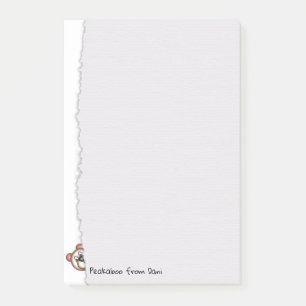 Peakaboo Teddy gescheurd papier Post-it® Notes