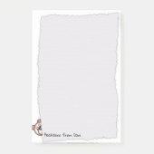 Peakaboo Teddy gescheurd papier Post-it® Notes (Voorkant)