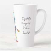 'PeaKasso Roi des Coeurs' - Latte Mug (Droite)