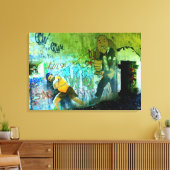 Peaks île graffiti toile enveloppée (Insitu(Salon))