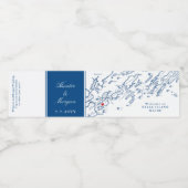 Peaks Island Maine Wedding Waterfles Etiket (Enkel label)