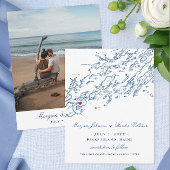 Peaks Island Save the Date for a Maine Wedding