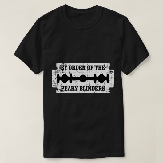 Peaky Blinders logo Sticker T-shirt (Design voorkant)