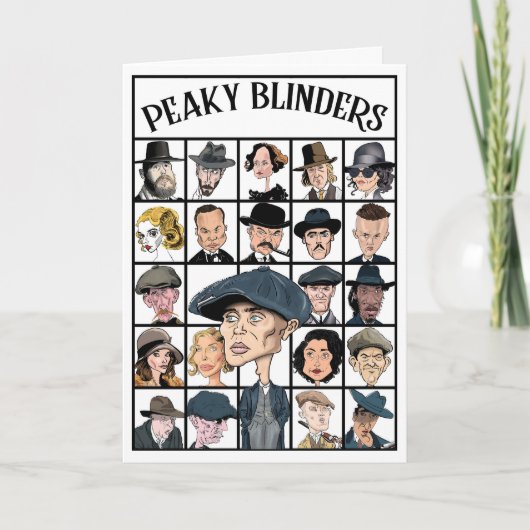 Peaky Blinders-Wenskaart Bedankkaart (Voorkant)