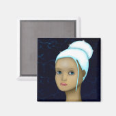 Peal Birthstone Magnet Magneet (Voorkant / Achterkant)