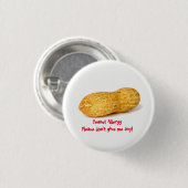 Peanut Allergy Alert Ronde Button 3,2 Cm (Voorkant /achterkant)