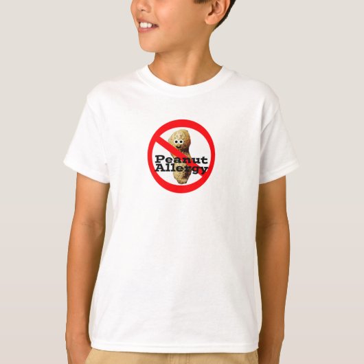 Peanut Allergy Boy's Shirt (Voorkant)