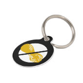 Peanut Allergy Kinder Aangepaste contactpersoon vo Huisdierpenning (Zijkant)