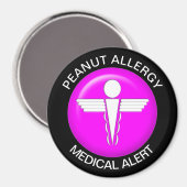 Peanut Allergy Magnet Magneet (Voorkant / Achterkant)