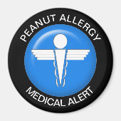 Peanut Allergy Magnet Magneet (Voorkant)