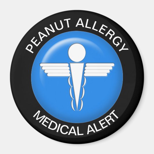 Peanut Allergy Magnet Magneet (Voorkant)