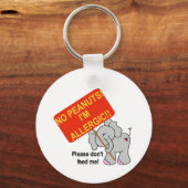 Peanut Allergy Sleutelhanger (Voorkant)