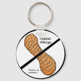 Peanut Allergy Warning Sleutelhanger