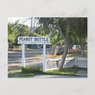 Peanut Brittle Sign in Murrieta, CA Briefkaart