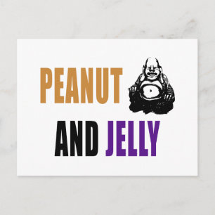 Peanut Buddha & Jelly Briefkaart