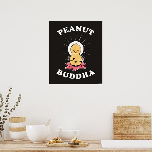 Peanut Buddha Poster (Keuken)
