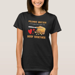 Peanut Butter bewaart dit lichaam Jelly Food Graph T-shirt