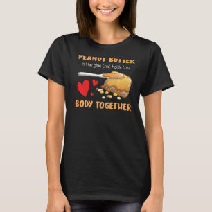 Peanut Butter bewaart dit lichaam Jelly Food Graph T-shirt