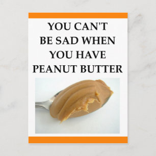 PEANUT BUTTER BRIEFKAART
