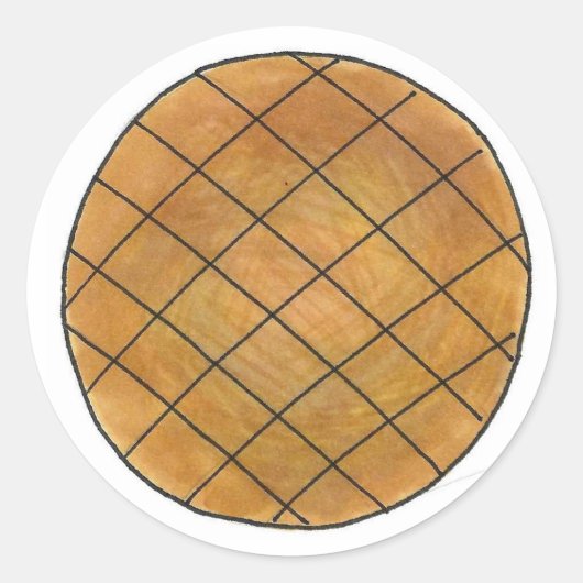 Peanut Butter Cookie Bake Sale Stickers (Voorkant)