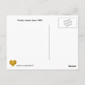 Peanut Butter Cookie Recipe Briefkaart (Achterkant)