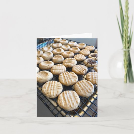 Peanut Butter Cookies Bedankkaart (Voorkant)