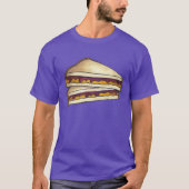 Peanut Butter en Grape Jelly Sandwich PBJ T-Shirt (Voorkant)