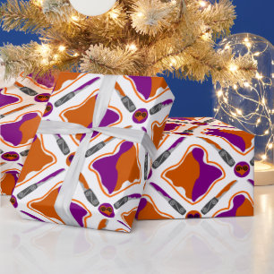 Peanut Butter en Grape Jelly Seamless Pattern Cadeaupapier