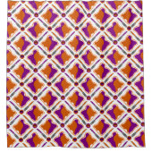 Peanut Butter en Grape Jelly Seamless Pattern Douchegordijn (Voorkant)
