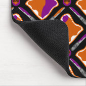 Peanut Butter en Grape Jelly Seamless Pattern Muismat (Hoek)