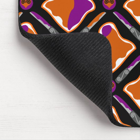 Peanut Butter en Grape Jelly Seamless Pattern Muismat (Hoek)