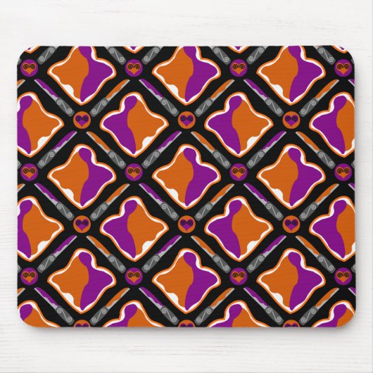 Peanut Butter en Grape Jelly Seamless Pattern Muismat (Voorkant)