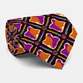 Peanut Butter en Grape Jelly Seamless Pattern Stropdas (Opgerold)