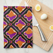 Peanut Butter en Grape Jelly Seamless Pattern Theedoek (Quarter Fold)