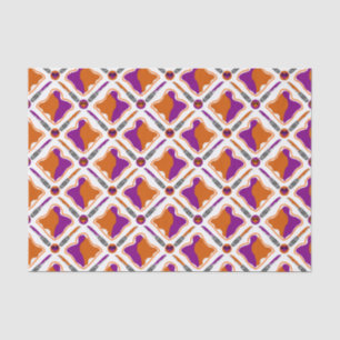 Peanut Butter en Grape Jelly Seamless Pattern Tissuepapier