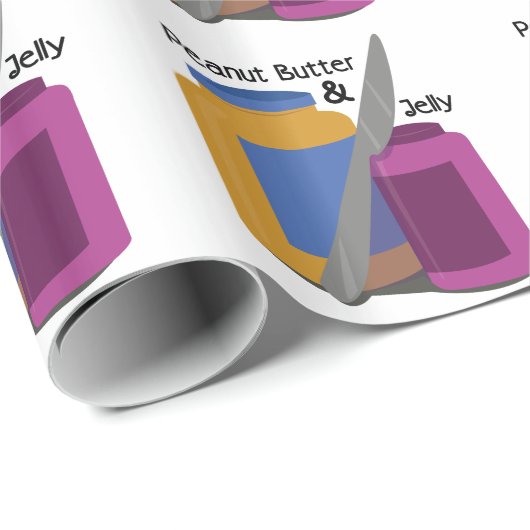 PEANUT BUTTER EN JElLLY Cadeaupapier (Rol Hoek)