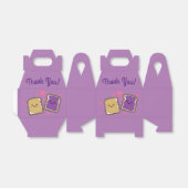 Peanut Butter en Jelly Birthday Party PBJ Bedankdoosjes (Uitgevouwen)