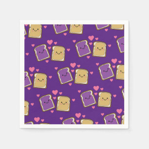Peanut Butter en Jelly Birthday Party PBJ Servet