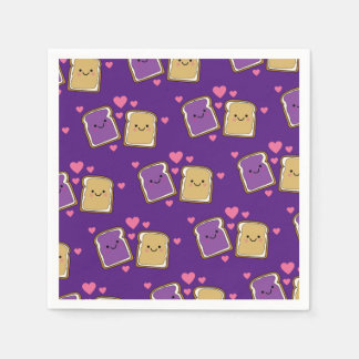 Peanut Butter en Jelly Birthday Party PBJ Servet