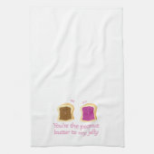 Peanut Butter en Jelly Kitchen Towel Theedoek (Verticaal)