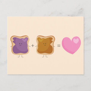 Peanut Butter en Jelly Love Briefkaarten