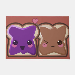 Peanut Butter en Jelly Love Deurmat