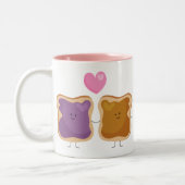 Peanut Butter en Jelly Love Mok (Links)