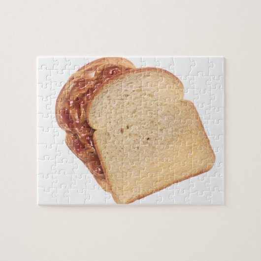 Peanut Butter en Jelly Sandwich Legpuzzel (Horizontaal)