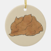 Peanut Butter en Jelly Sandwich Lunchtime Foodie Keramisch Ornament (Voorkant)