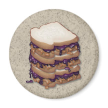 Peanut Butter en Jelly Sandwiches