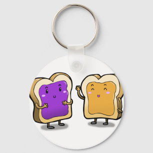 Peanut Butter en Jelly Sleutelhanger