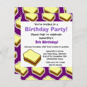 Peanut Butter en Jelly Th-Grape Jelly Kaart (Voorkant / Achterkant)