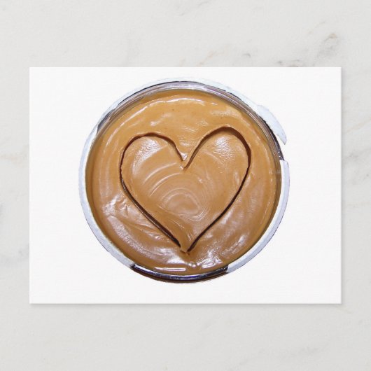 Peanut Butter Heart Briefkaart (Voorkant)